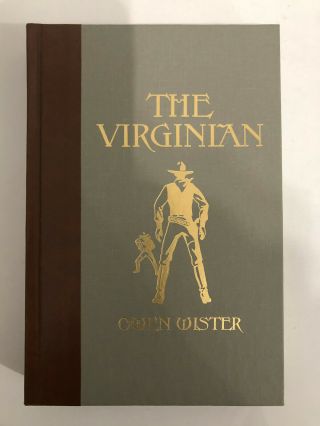 Antique Book The Virginian By Owen Wister Hardcover 1988 400