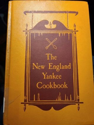 The England Yankee Cook Book By Imogene Wolcott (1939,  Hardcover)