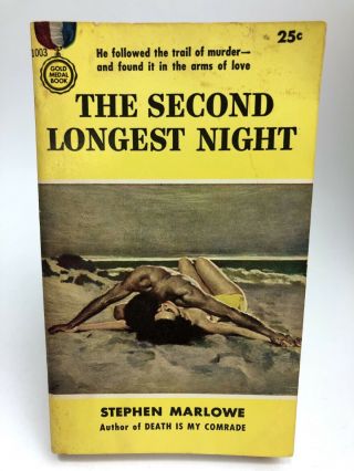 The Second Longest Night Stephen Marlowe Gold Medal Gga Mystery