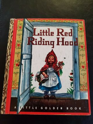 Little Red Riding Hood By Elizabeth Jones 1948 A Little Golden Book First Ed