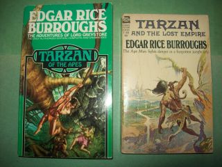 Tarzan Of The Apes/tarzan And The Lost Empire By Edgar Rice Burroughs Two Books
