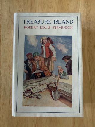 Treasure Island - Robert Louis Stevenson - Hardback Book - Early Edition