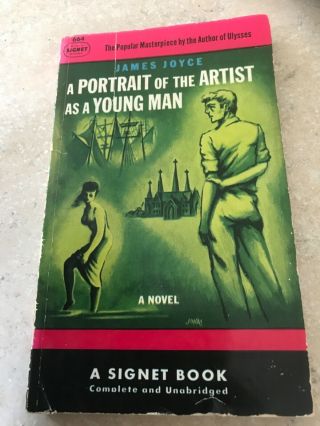 A Portrait Of The Artist As A Young Man James Joyce Signet 1950