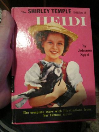 Shirley Temple Edition Of Heidi Hardback Book