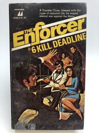 The Enforcer 6 Kill Deadline Andrew Sugar Manor 1st Printing Science Fiction