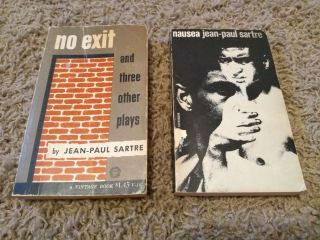 Jean - Paul Sartre Pb Books No Exit And Three Other Plays / Nausea