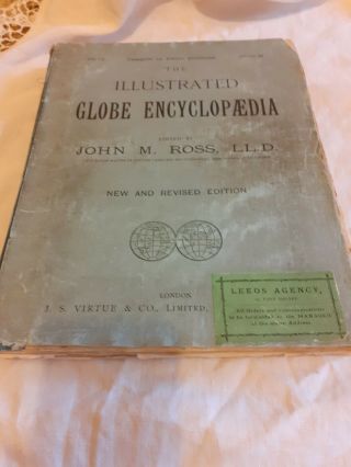The Illustrated Globe Encyclopedia Vol 1 C1880,  S