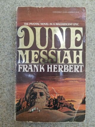 Frank Herbert Dune Messiah Berkley 1975 Paperback