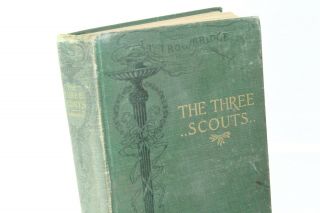 HTF 1892 THE THREE SCOUTS Hardcover Book by J.  T.  TROWBRIDGE 2