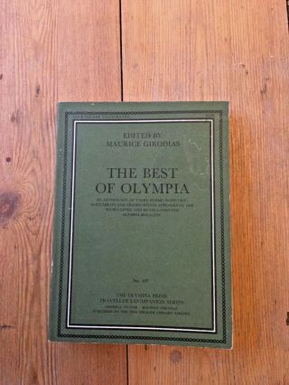 The Best Of Olympia Edited By Maurice Girodias 1st Pb 1966