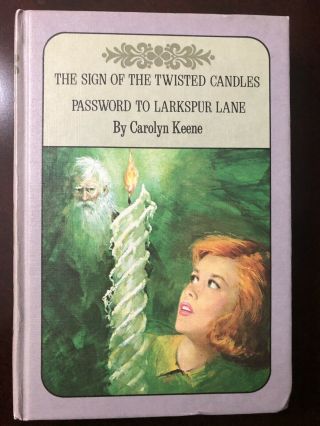 Nancy Drew Hc Dbl Stories Sign Of The Twisted Candles,  Password To Larkspur Lane
