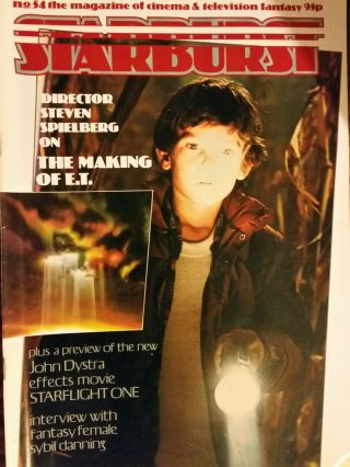 Starburst.  54.  Et.  Spielberg.  Creepshow.  Romero.  Sybil Danning.  Starflight One.  1982