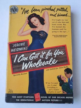 I Can Get It For You J Weidman Susan Hayward Gga Movie Tie In Cover