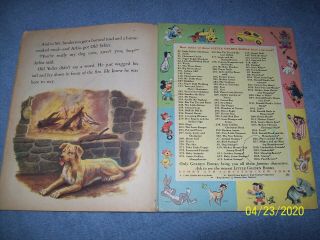 Antique Little Golden Book,  Walt Disney ' s Old Yeller 3
