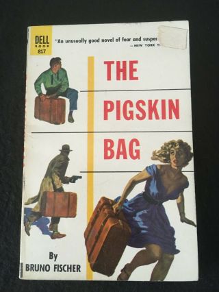 The Pigskin Bag By Bruno Fischer,  Dell Paperback