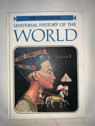 Early Civilizations Universal History Of The World 1966 V1 Hardcover Goldenpress
