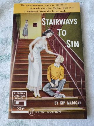 Stairways To Sin Kip Madigan 1957 Fabian Sleaze Gga