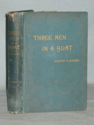 1890 Book Three Men In A Boat By Jerome K.  Jerome