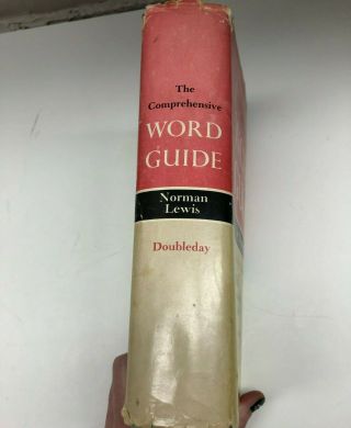 Vintage Book The Comprehensive Word Guide by Norman Lewis 1958 2