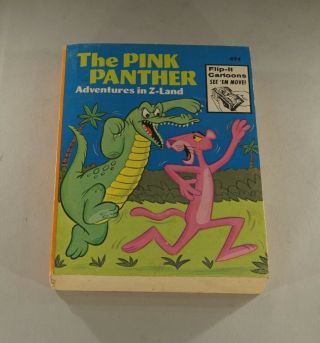 1976 The Pink Panther Adventures In Z - Land Big Little Book - Whitman