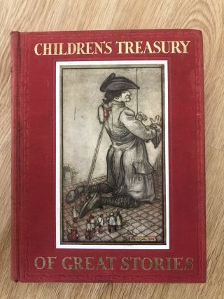‘children’s Treasury Of Great Stories’ Illustrated Vintage Book From 1930s