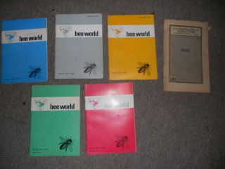 5 Bee World Magazines 1975 - 1979 Plus Farmers Bulletin 447 From 1924 Honey Bee
