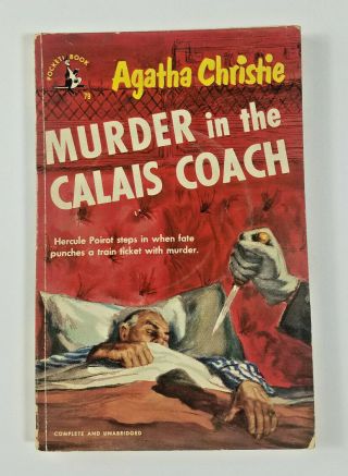 Murder In The Calais Couch By Agatha Christie 1950 Pocket Books Paperback
