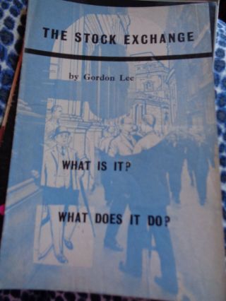 The Stock Exchange.  Lend Me Your Ears,  Looking Into It 3 Books Combined