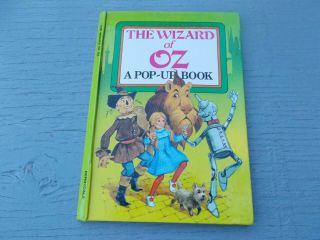 Vtg 1986 The Wizard Of Oz Derrydale Pop - Up Book Ny Baum Munchkins