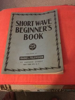 Short Wave Beginners Book Vintage
