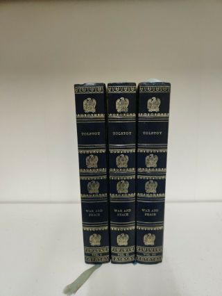 Tolstoy - War And Peace Volumes 1 - 3 Heron Books Hardcovers - (pt)