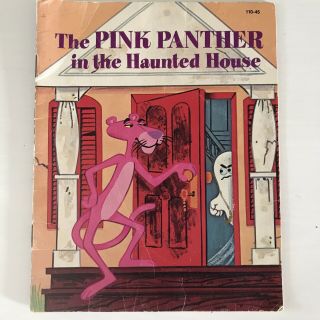 The Pink Panther In The Haunted House; Golden Press 1975,  Book