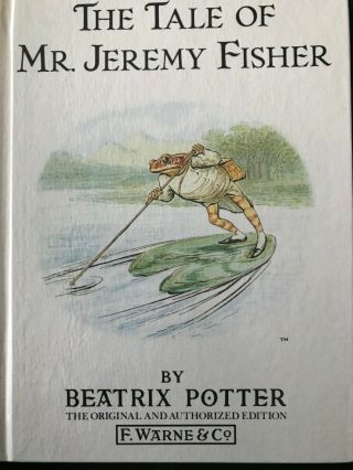 Beatrix Potter The Tale Of Mr.  Jeremy Fisher 7 1989 Edition