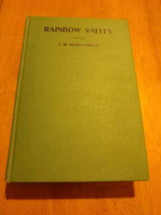Rainbow Valley By L.  M.  Montgomery,  Hardbound 1922