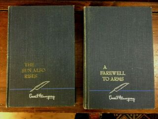 Ernest Hemingway,  A Farewell To Arms 1957,  The Sun Also Rises 1954,  Classic Book
