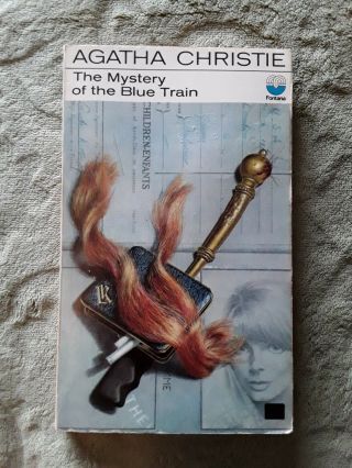 Fontana Books Agatha Christie The Mystery Of The Blue Train 1971 P/b