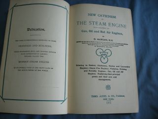 Catechism of the Steam Engine by N.  Hawkins,  ME,  1902 3