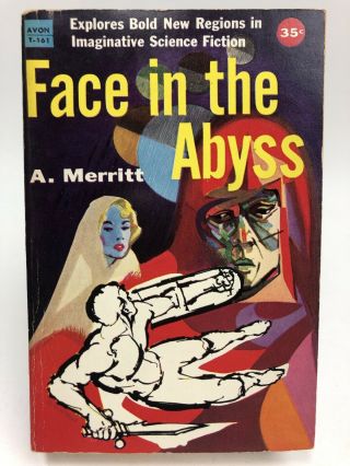 Face In The Abyss A.  Merritt Avon T 161 Science Fiction 1st Printing