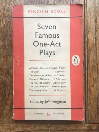 Seven Famous One - Act Plays