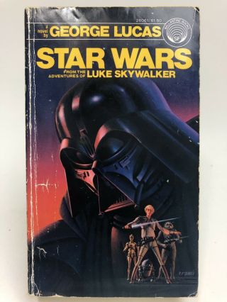 Star Wars George Lucas Ballantine Science Fiction 1st Printing Movie Tie In