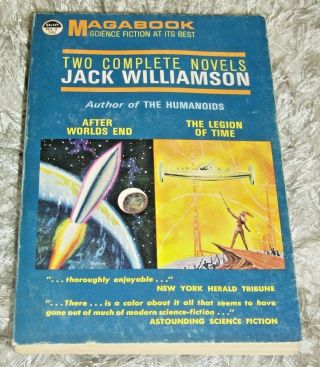 1963 " Magabook " Pulp Size Paperback With 2 Jack Williamson Novels
