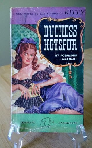 Duchess Hotspur Rosamond Marshall 1948 Eagle Books Vintage Paperback Romance