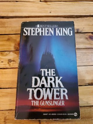 1989 The Dark Tower The Gunslinger By Stephen King 1st Signet Print Paperback