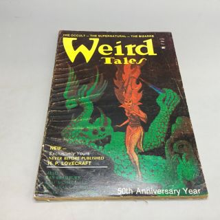Weird Tales : Fall 1973 50th Anniversary Year - H.  P.  Lovecraft