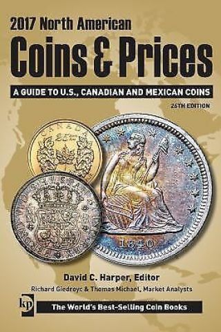 North American Coins And Prices Book Coin Reference Guide Us Canada Mexican
