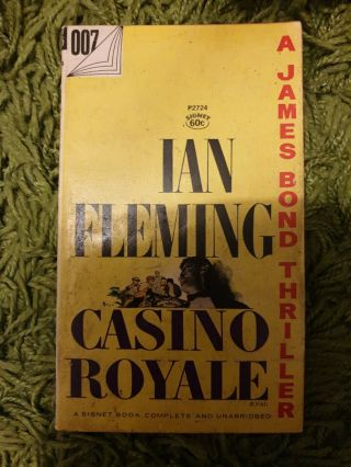 James Bond In Ian Flemings Casino Royale Signet Paperback Book