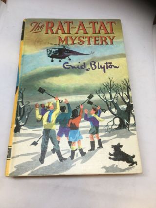 Enid Blyton The Rat - A - Tat Mystery Vintage Hardback Edition Barney Series