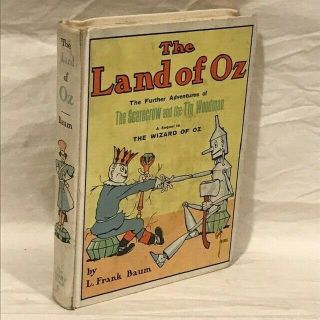 The Land Of Oz - Sequel To Wizard Of Oz By L.  Frank Baum - 1903 - Hc - Good Cond