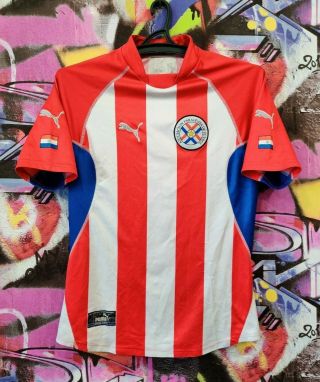 Paraguay National Team 2002 - 2004 Football Shirt Soccer Jersey Mens Size S