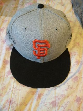 San Francisco Giants 2014 World Series Era Hat Size 7 1/2